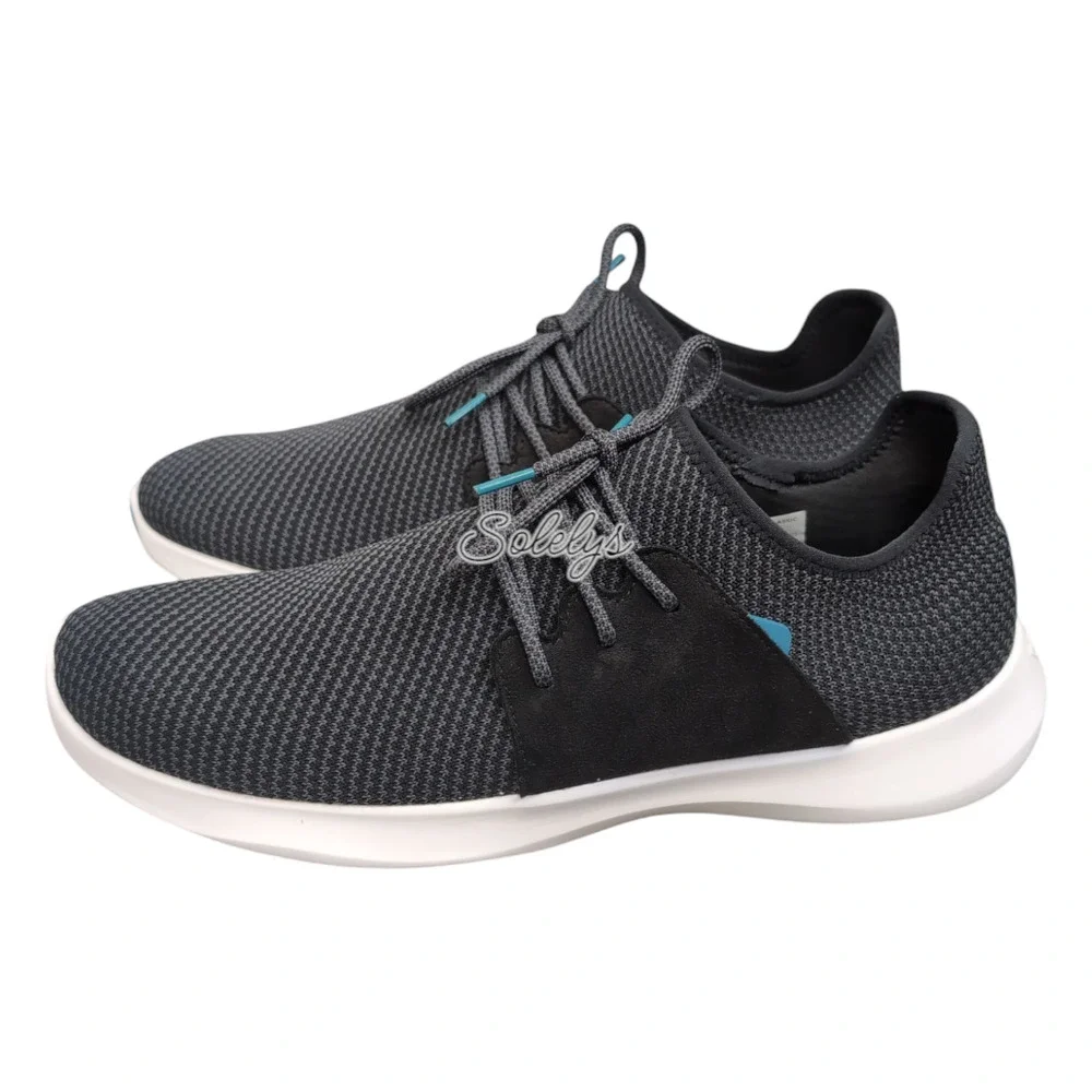 Vessi Everyday Classic Men 14 Midnight Black Waterproof Knit Lightweight Sneaker